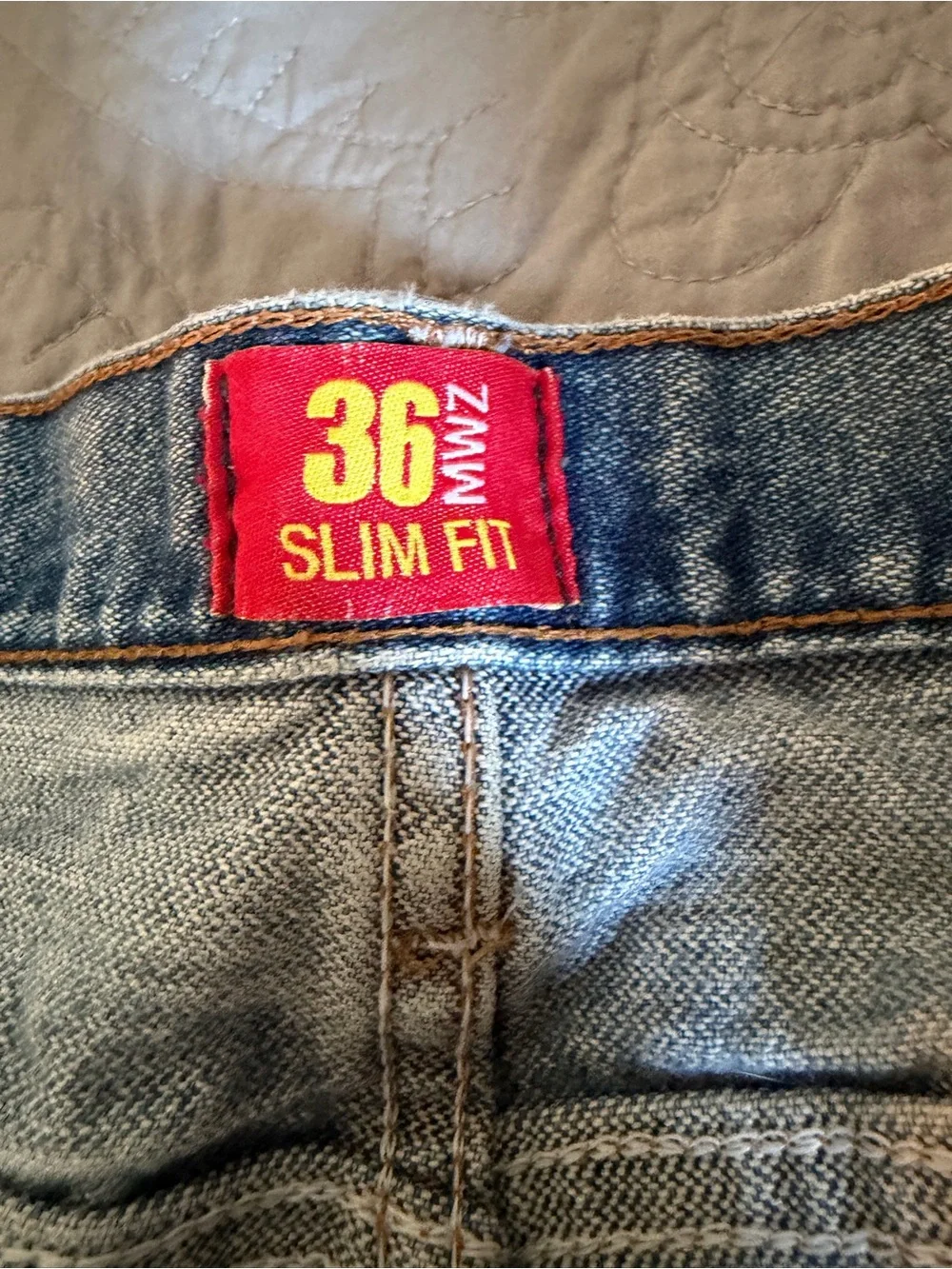 Classic men’s rugged wrangler jeans